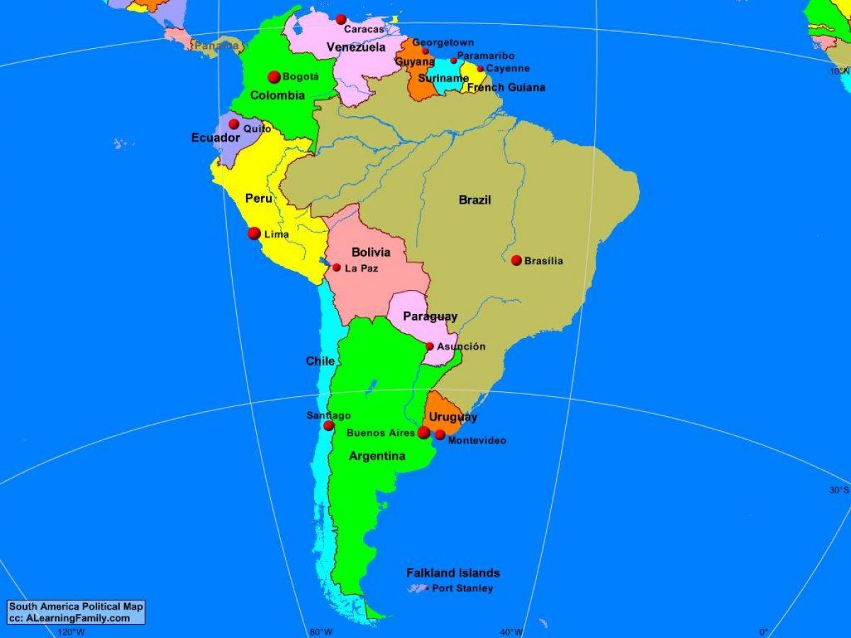 Harta Lima america de sud