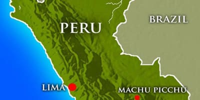 Harta arată peru