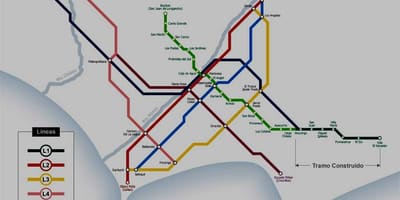 Lima, peru de metrou hartă