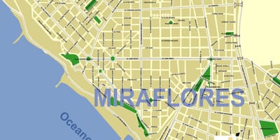 Miraflores, Lima arată hartă